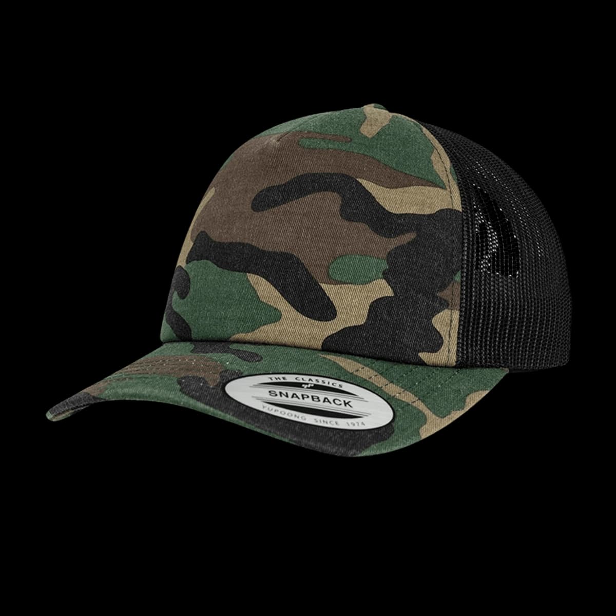 Flexfit Classic Camo Trucker Cap — front
