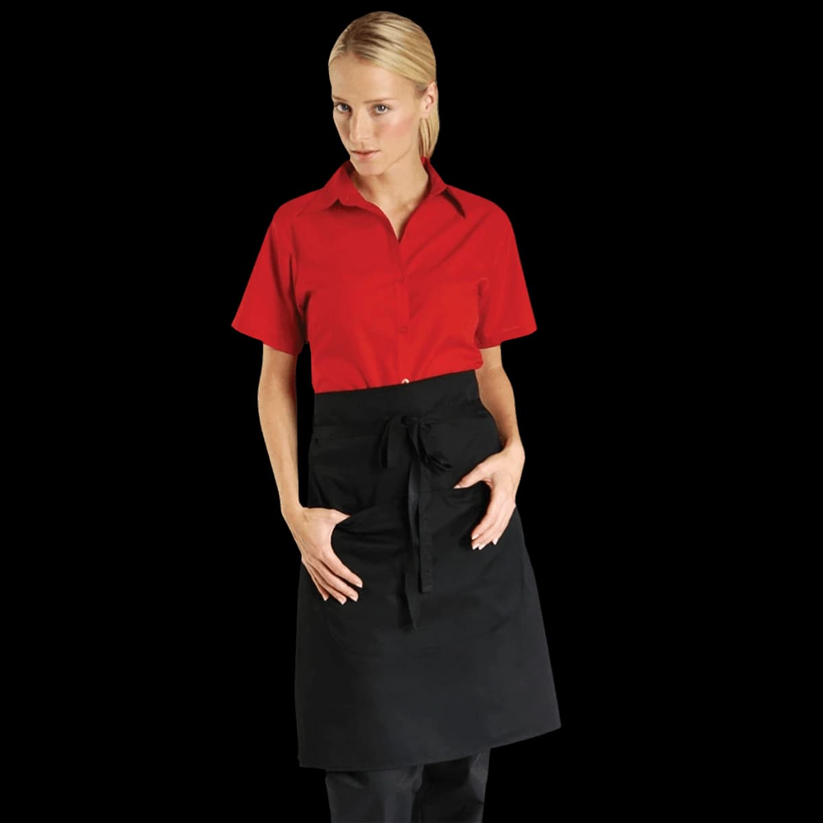 Dennys Waist Apron with Pocket — model