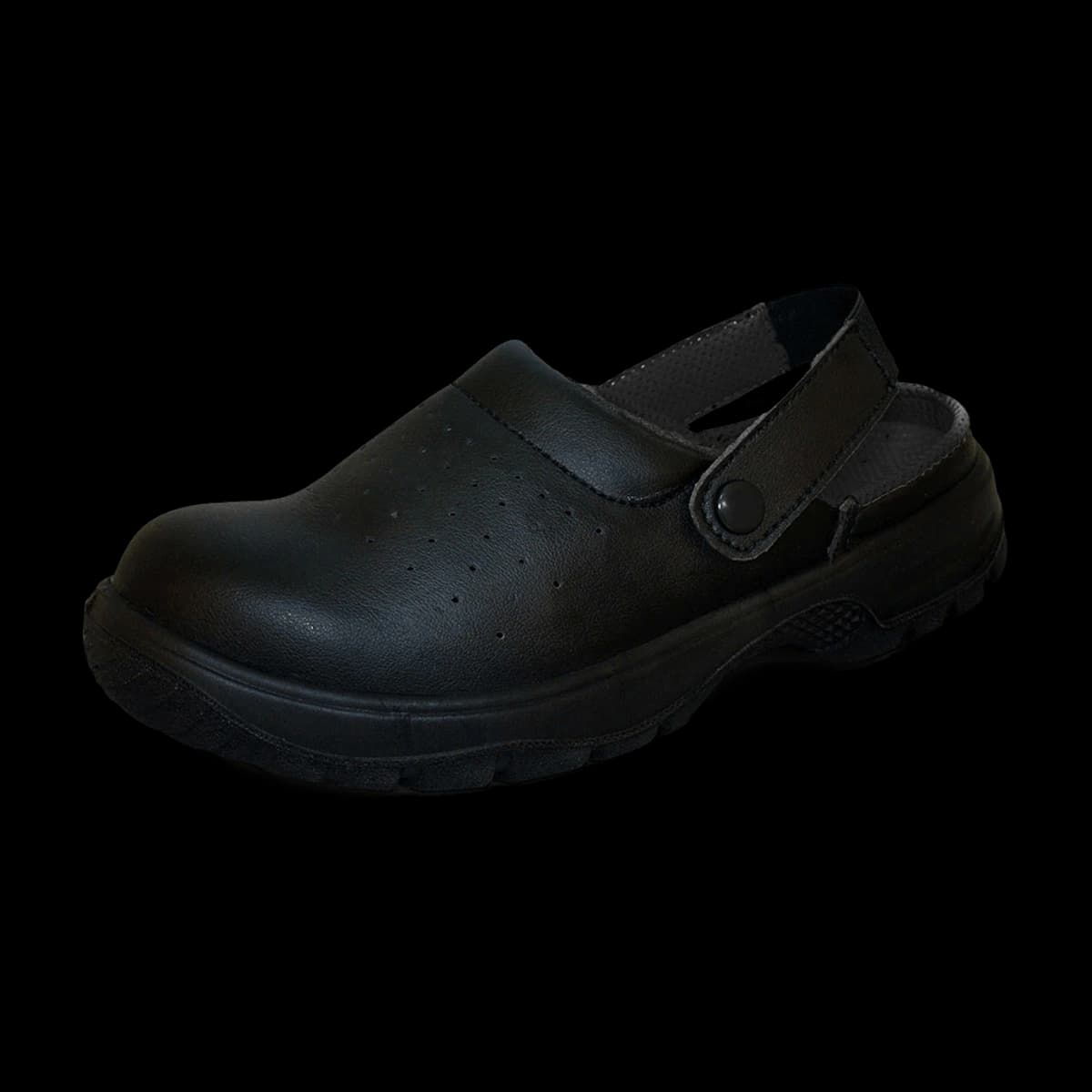 Comfort Grip Sandal with Heel Strap — front