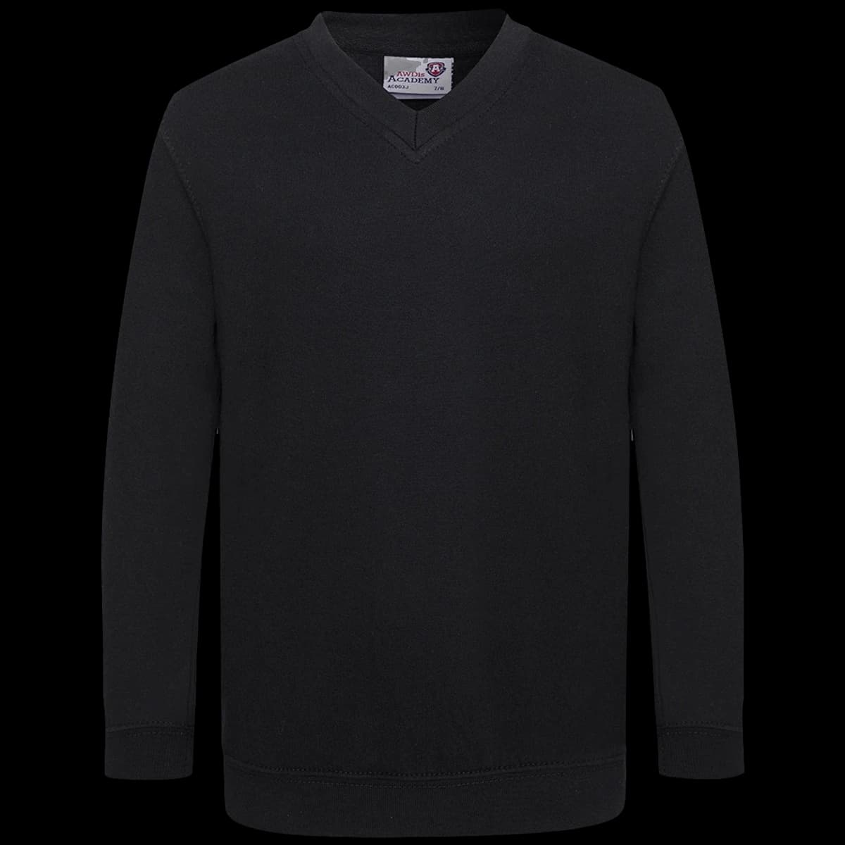 AWDis Academy Kids V Neck Sweatshirt — front