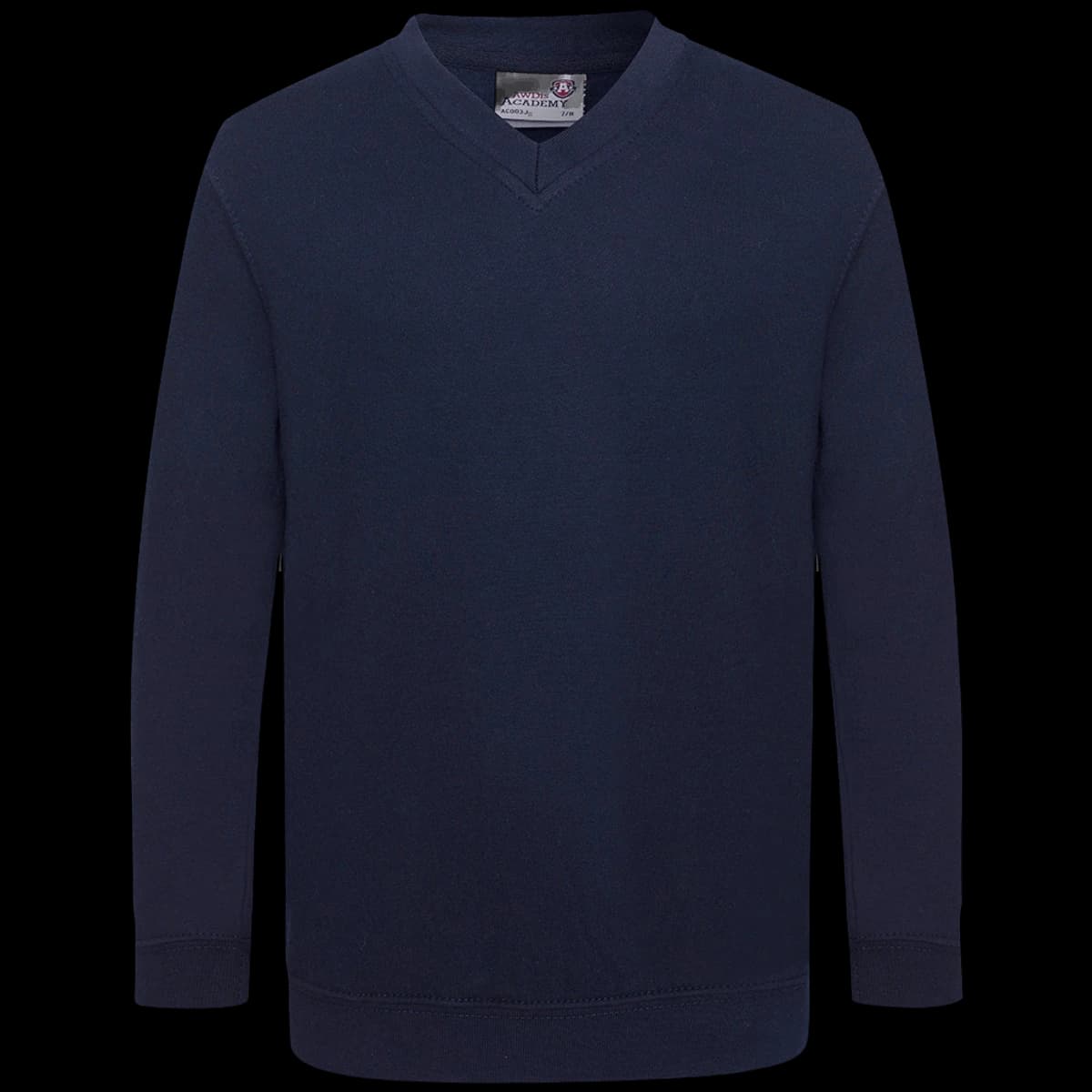 AWDis Academy Kids V Neck Sweatshirt — front