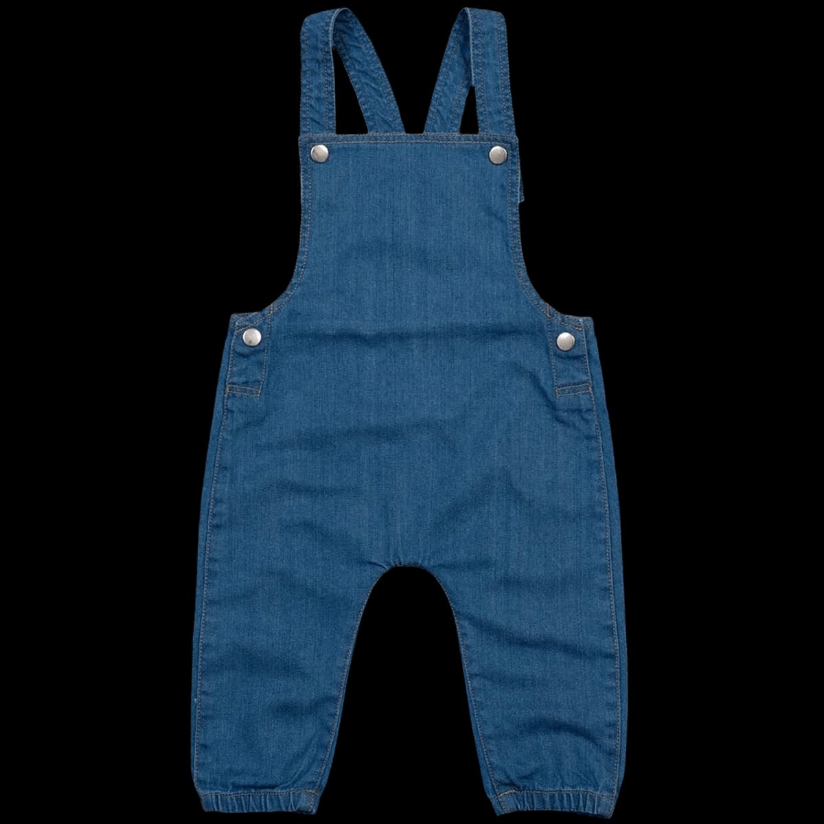 BabyBugz Baby Rocks Denim Dungarees — front