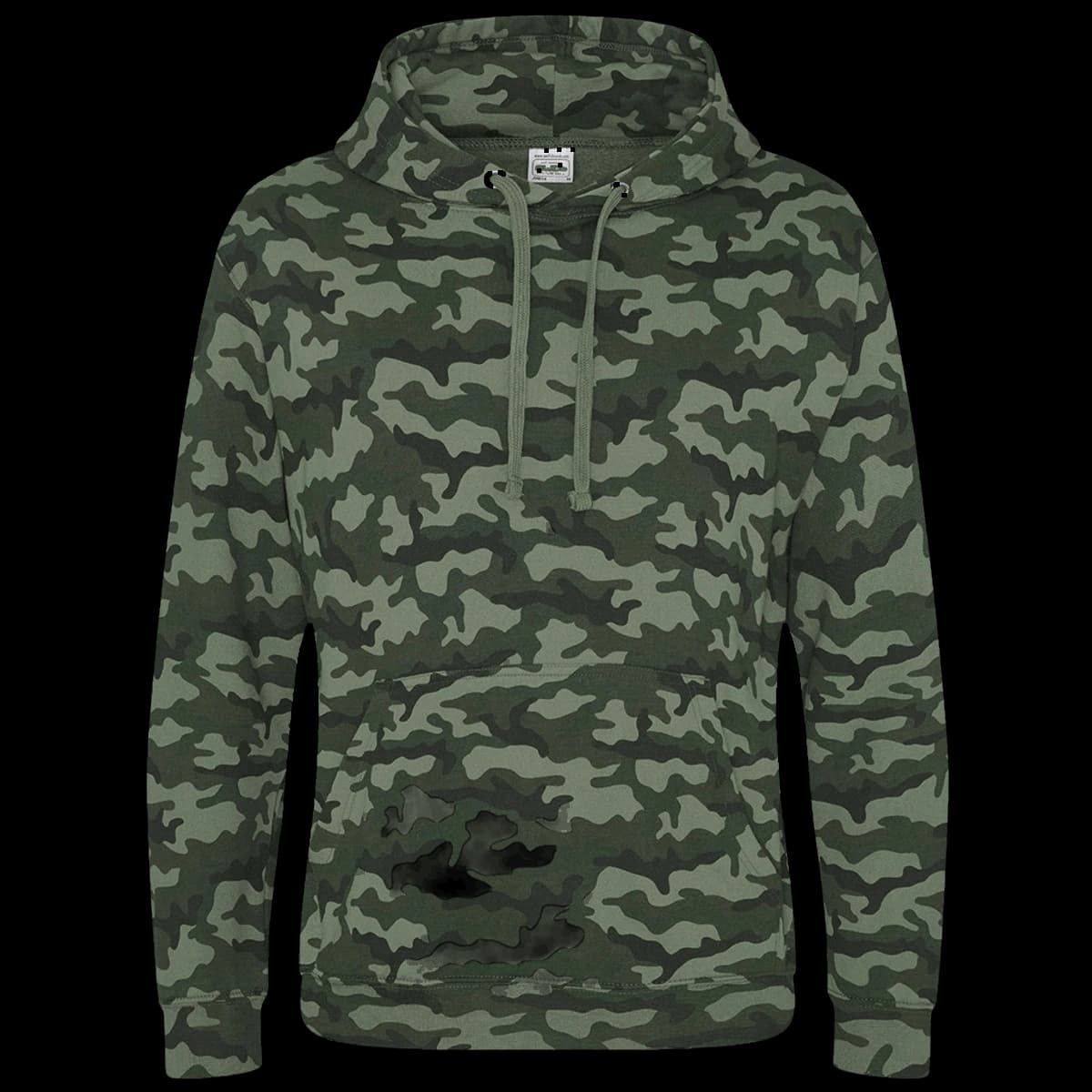 AWDis Camo Hoodie — front