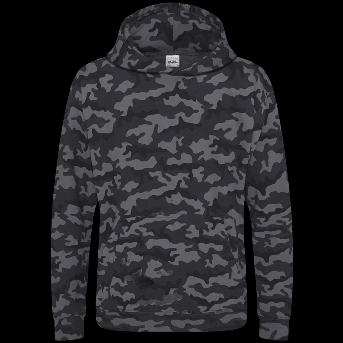 AWDis Kids Camo Hoodie — front