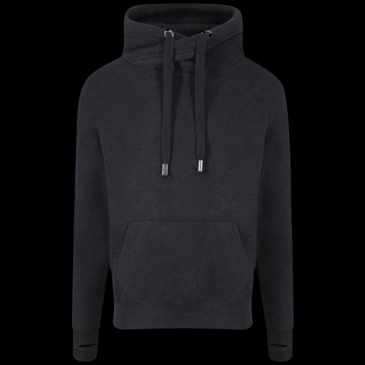 AWDis Cross Neck Hoodie — front