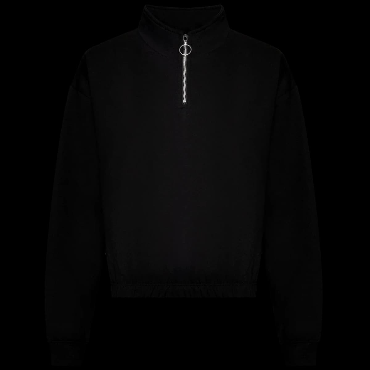 AWDis Ladies Cropped 1/4 Zip Sweatshirt — front