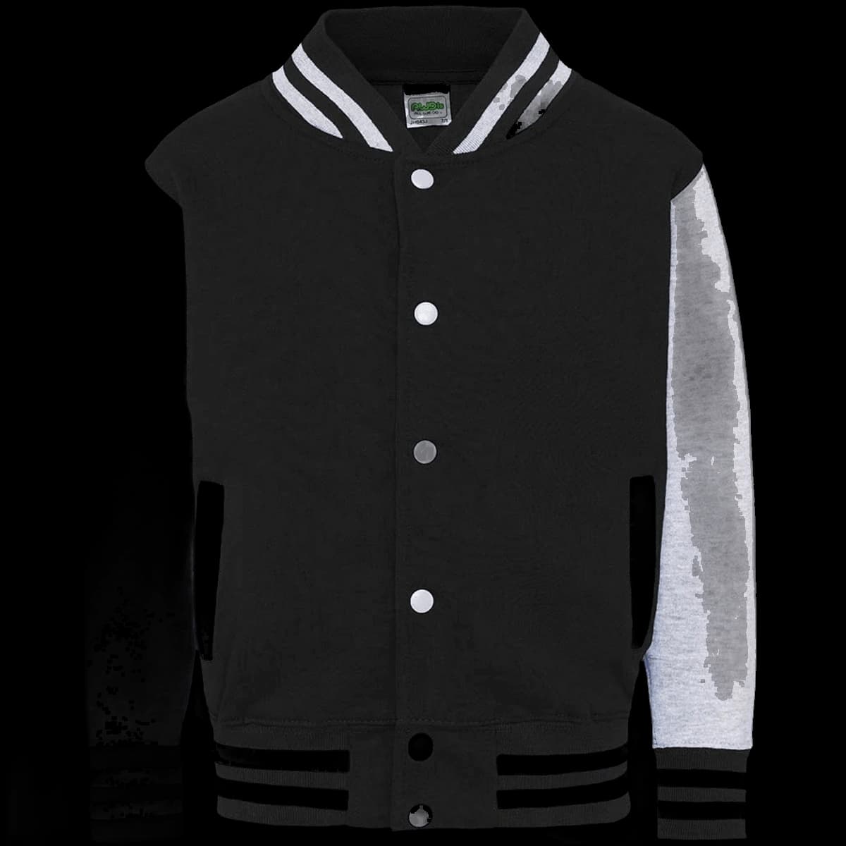 AWDis Kids Varsity Jacket — front