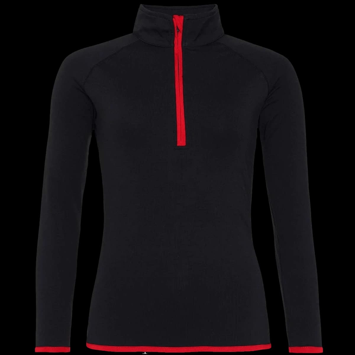 AWDis Ladies Cool Half Zip Sweat Top — front