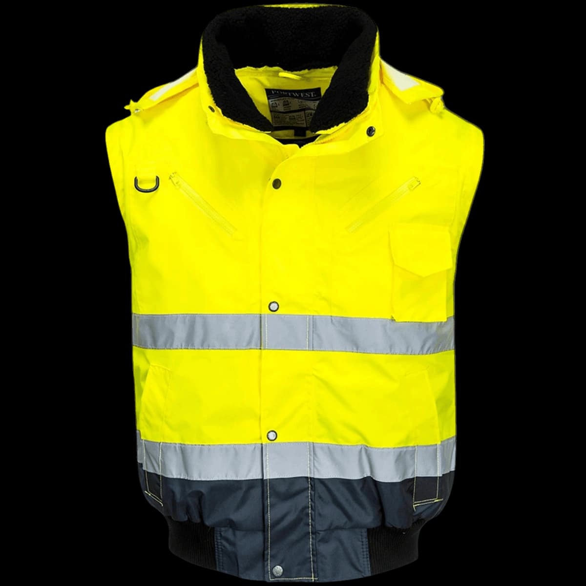 Portwest 3-in-1 Hi-Vis Bomber Jacket — front
