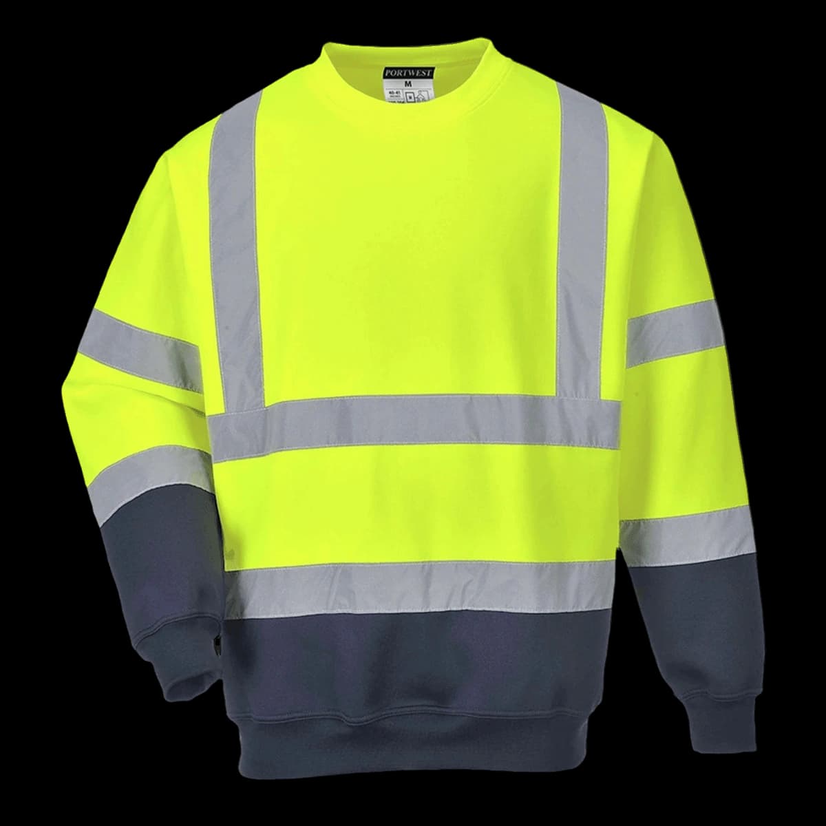 Portwest Hi-Vis Two Tone Sweatshirt — front
