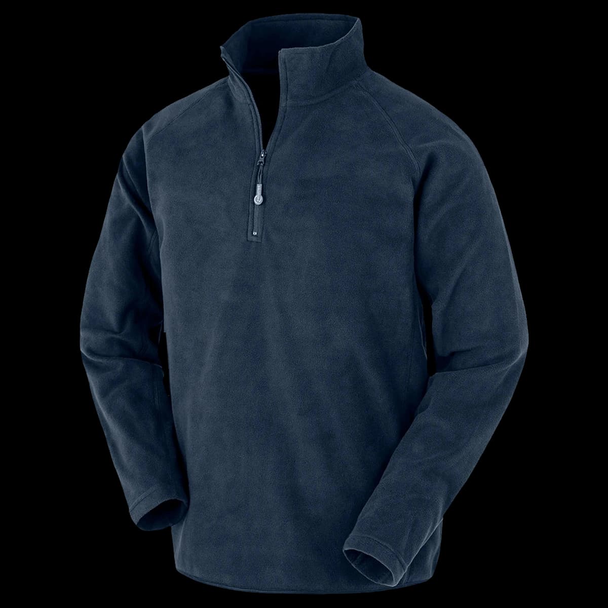 Result Recycled Zip Neck Micro Fleece — front