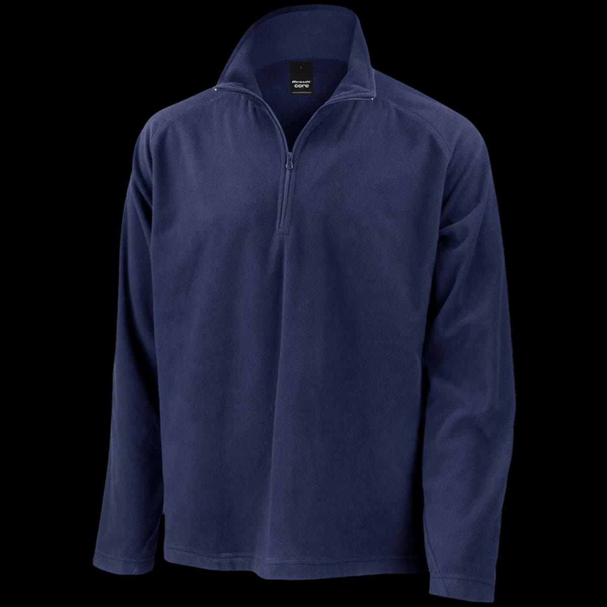 Result Core Zip Neck Micro Fleece — front