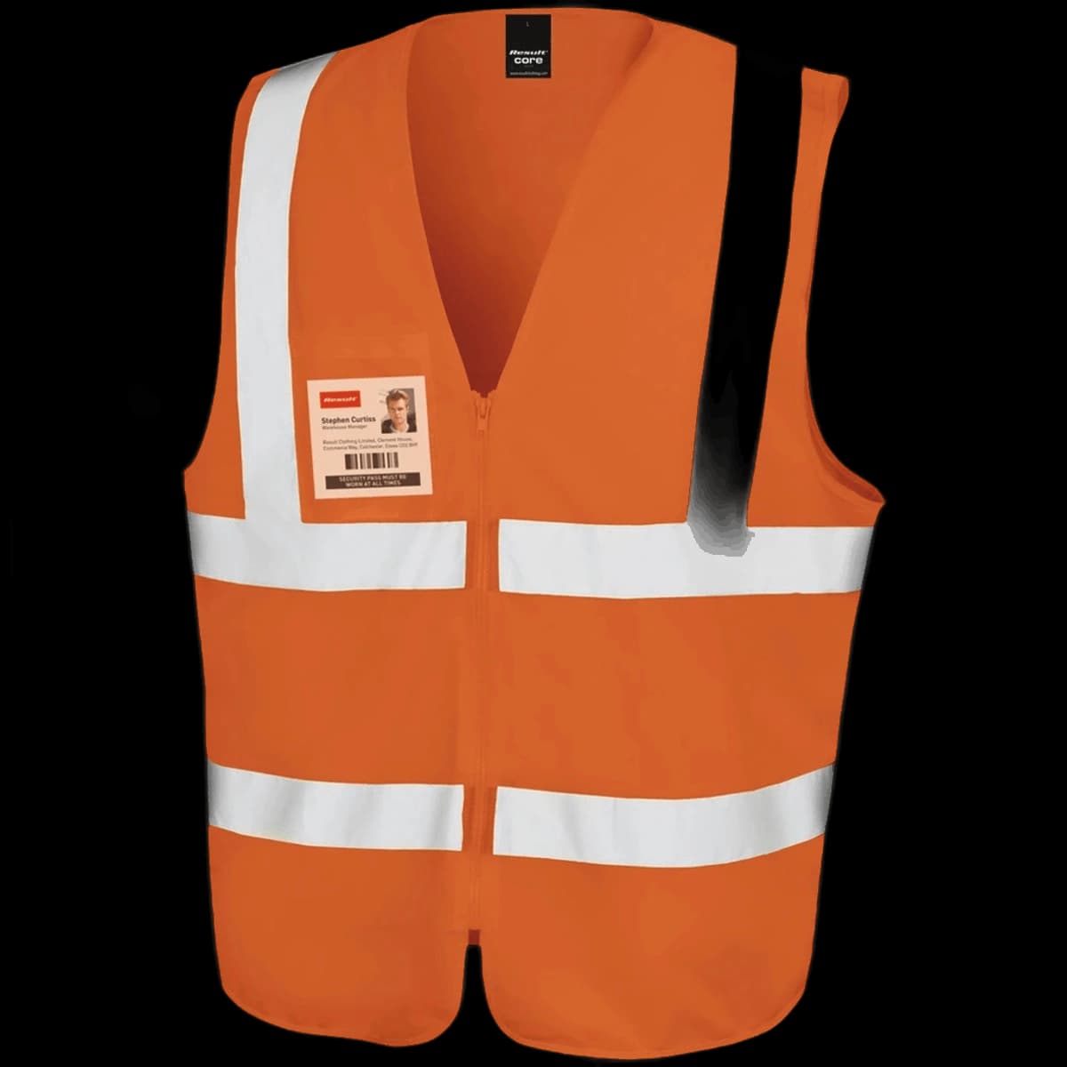 Result Core Zip ID Safety Tabard — front