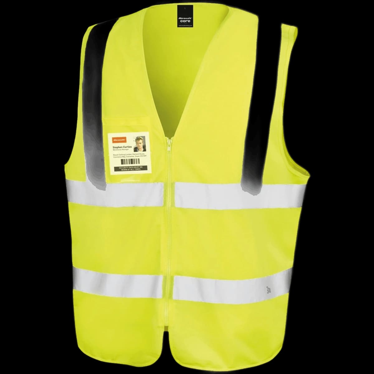 Result Core Zip ID Safety Tabard — front
