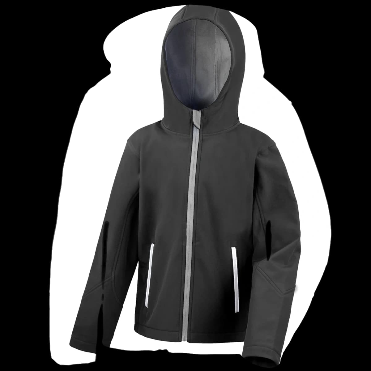 Result Core Kids TX Performance Hooded Soft Shell Jacket — front