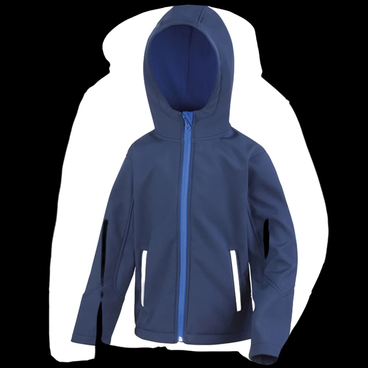 Result Core Kids TX Performance Hooded Soft Shell Jacket — front