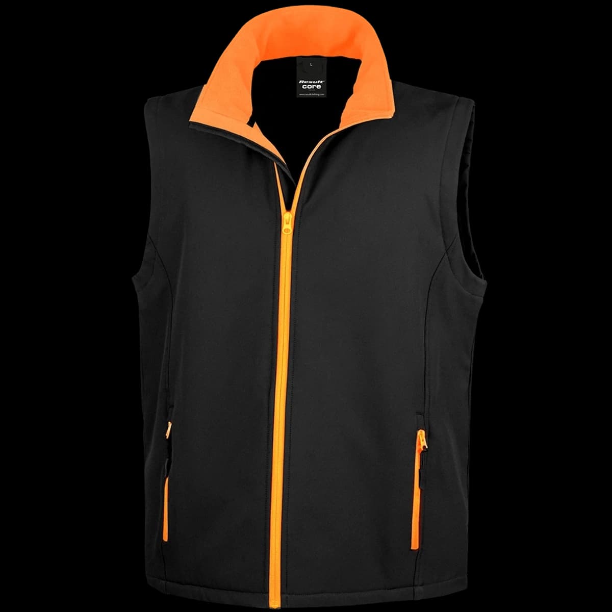 Result Core Printable Soft Shell Bodywarmer — front