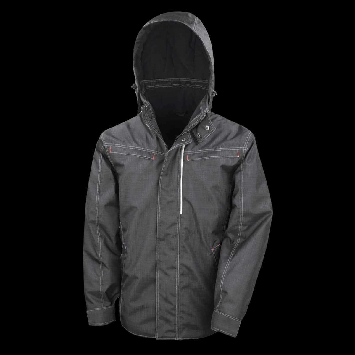 Result Work-Guard Denim Texture Rugged Jacket — front