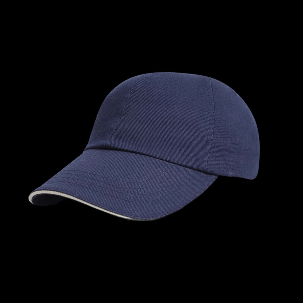 Result Kids Low Profile Heavy Brushed Cotton Cap with Sandwich Peak — front