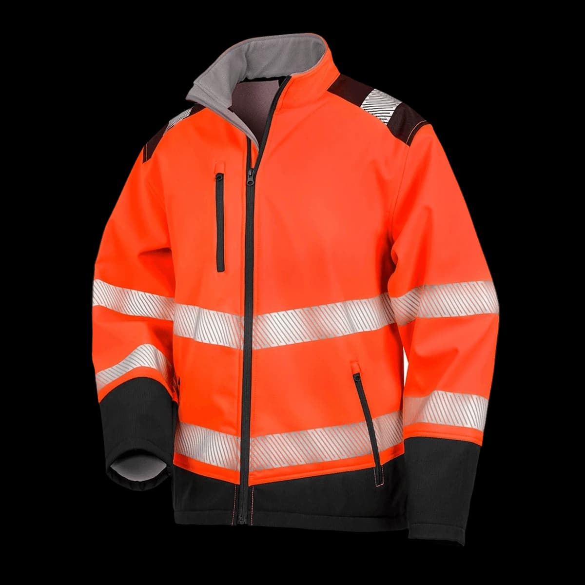 Result Safe-Guard Printable Ripstop Safety Soft Shell Jacket — front