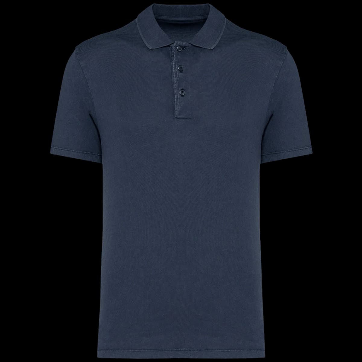 Native Spirit Washed Jersey Polo Shirt — front
