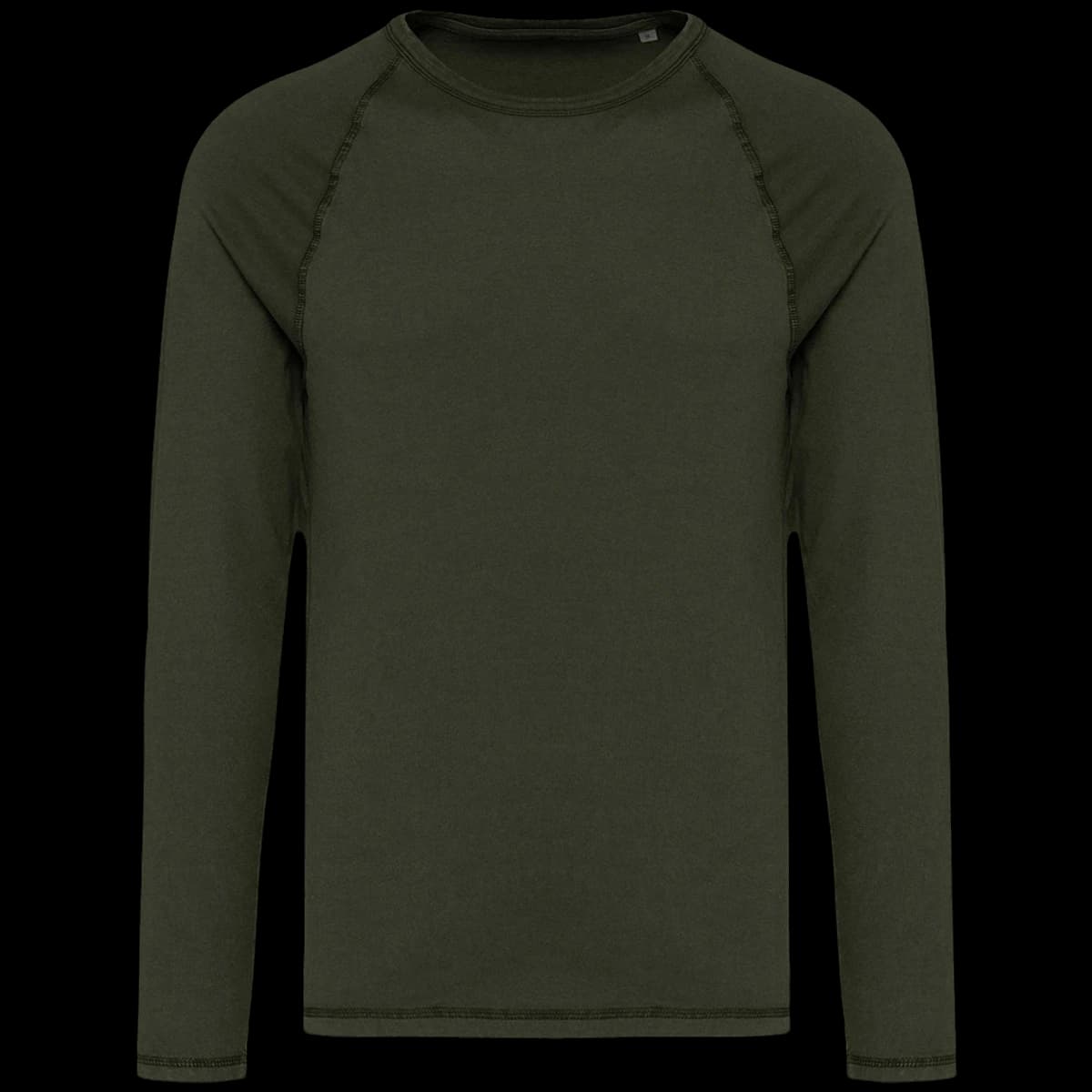 Native Spirit Raglan Long Sleeve Washed T-Shirt — front