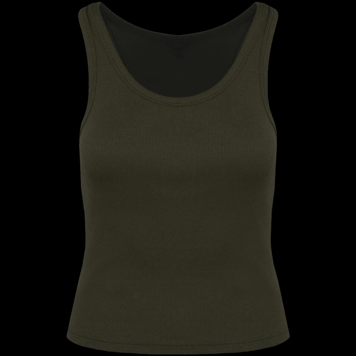 Native Spirit Ladies Ribbed Tank Top — front