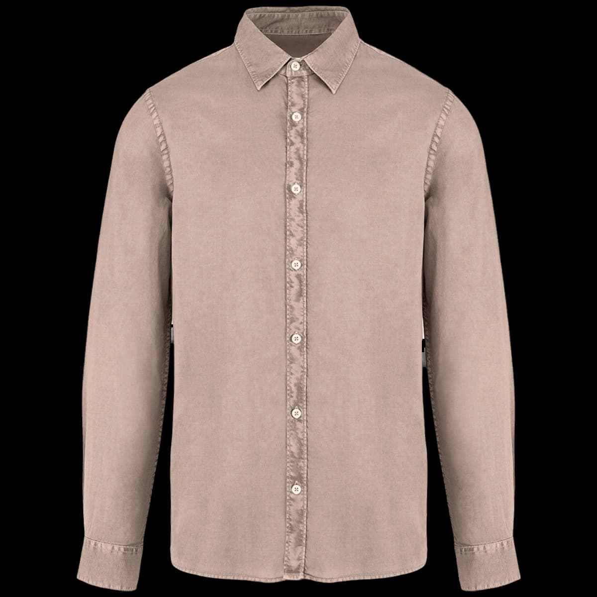 Native Spirit Washed Long Sleeve Shirt — front