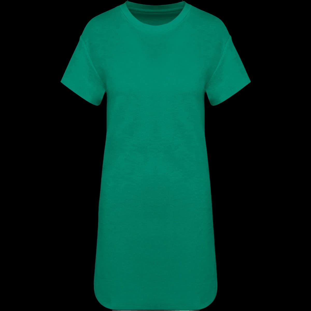 Native Spirit Ladies Terry Towel Dropped Shoulder T-Shirt Dress — front