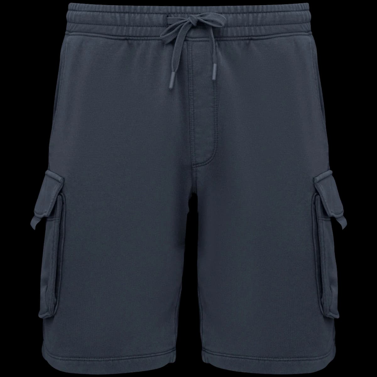 Native Spirit French Terry Washed Effect Cargo Shorts — front