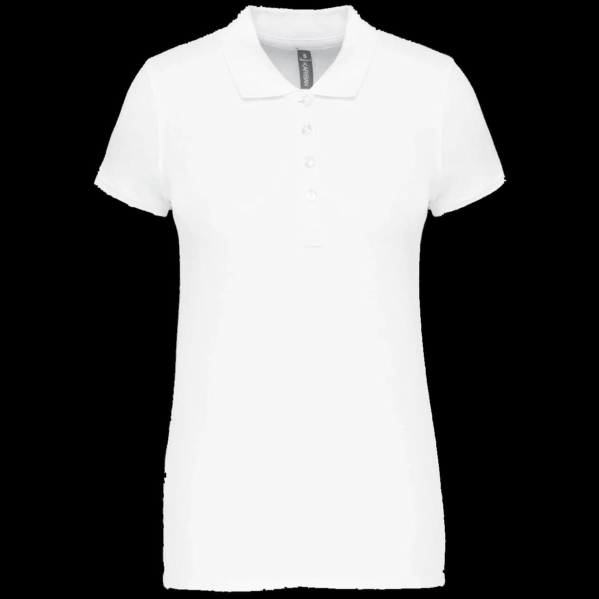 Kariban Ladies Short Sleeve Piqué Polo Shirt — front