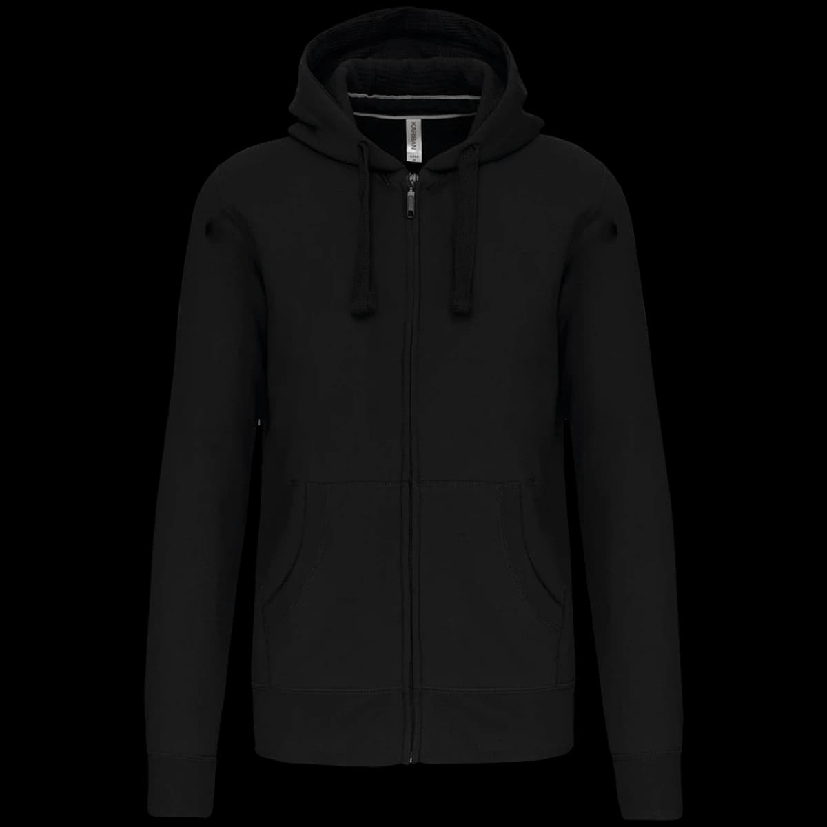 Kariban Full Zip Hooded Sweatshirt — front
