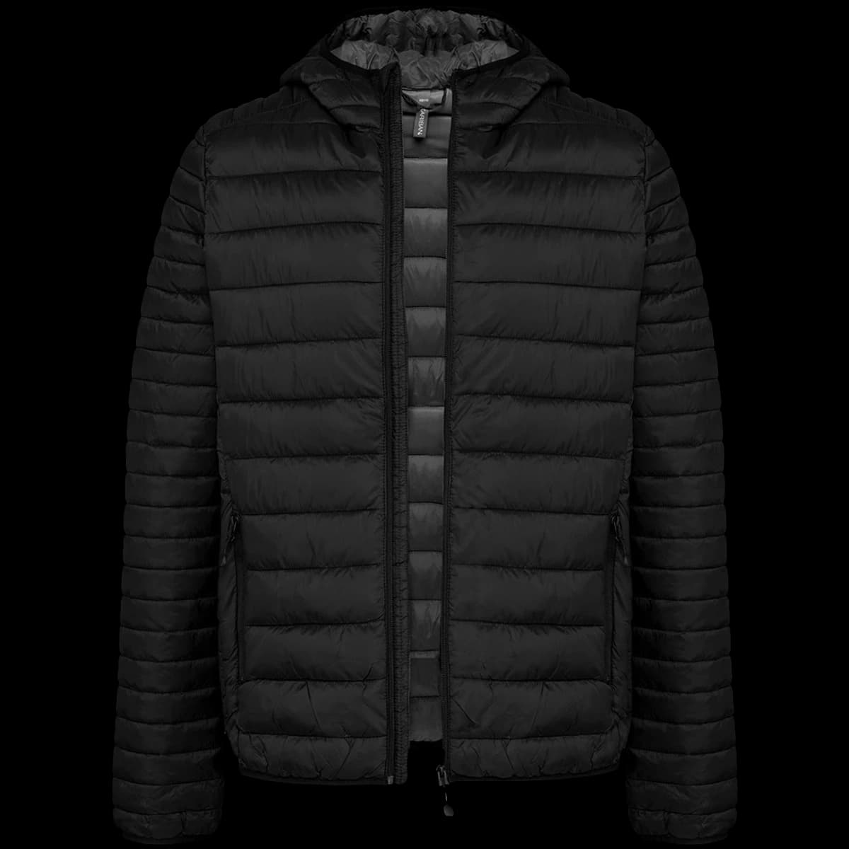 Kariban Lightweight Hooded Padded Jacket — front