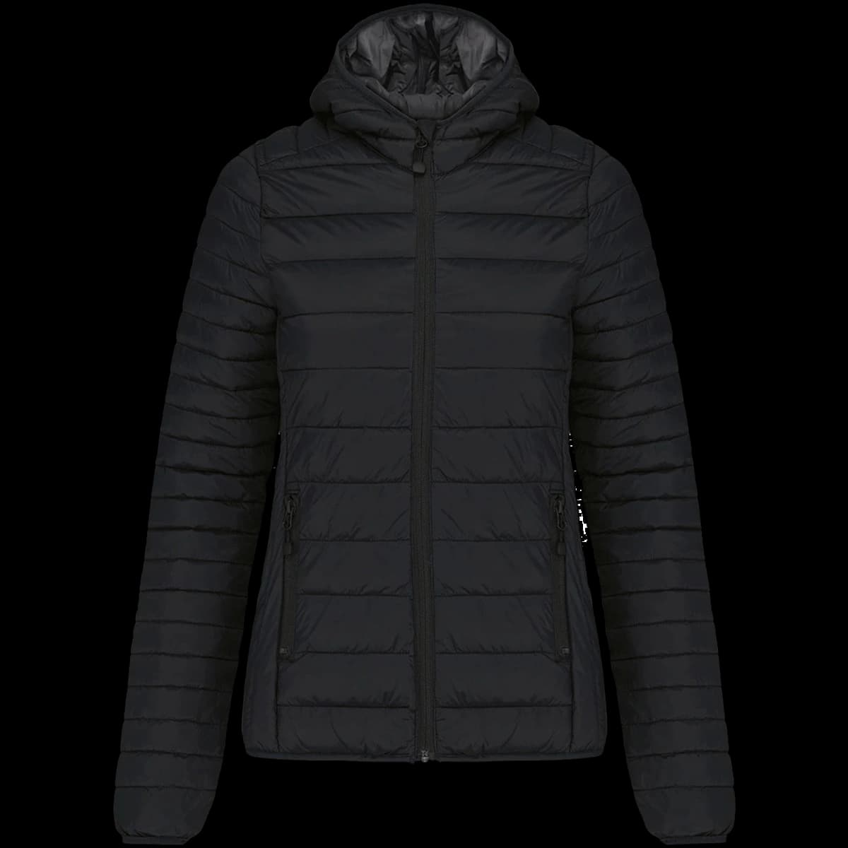 Kariban Ladies Lightweight Hooded Padded Jacket — front