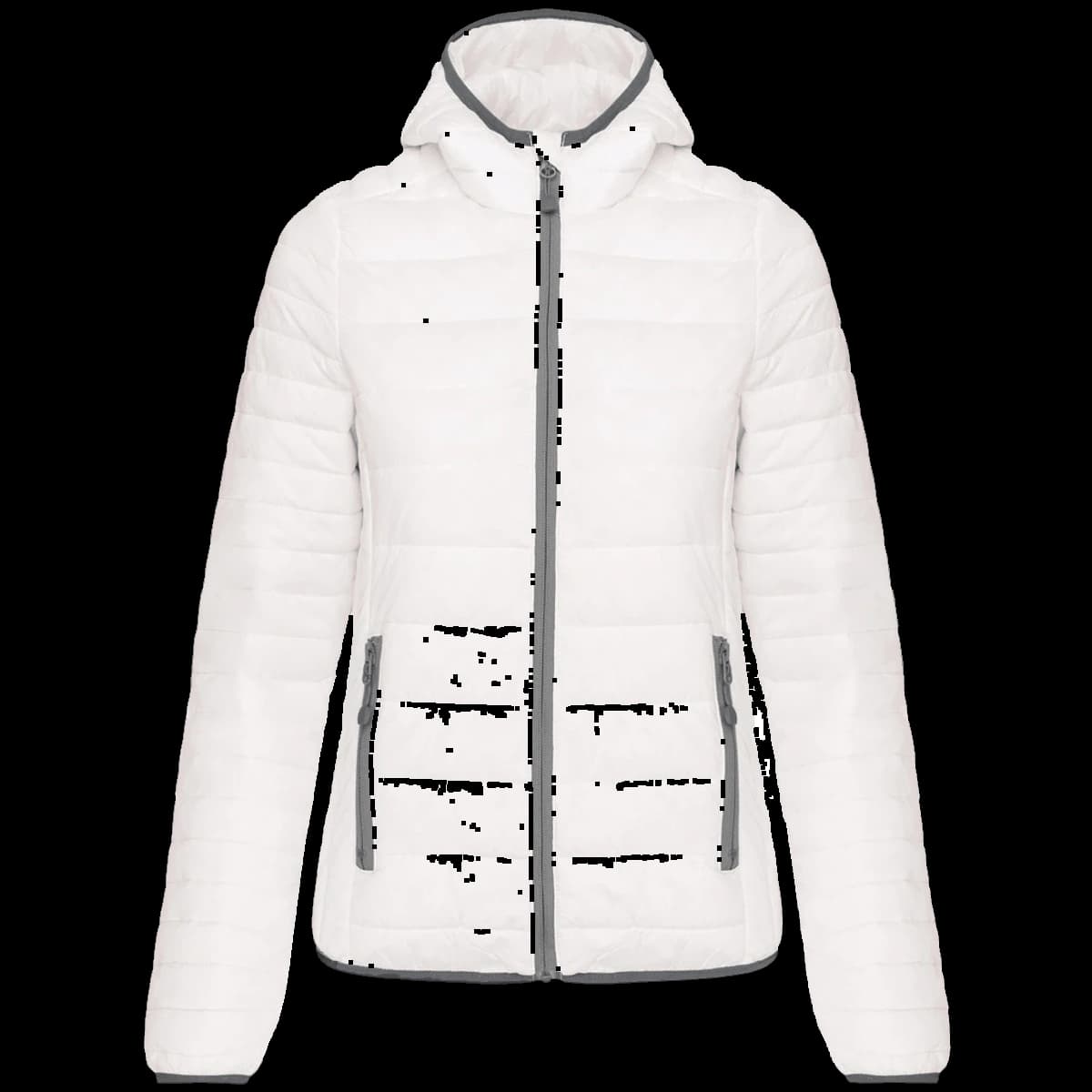 Kariban Ladies Lightweight Hooded Padded Jacket — front