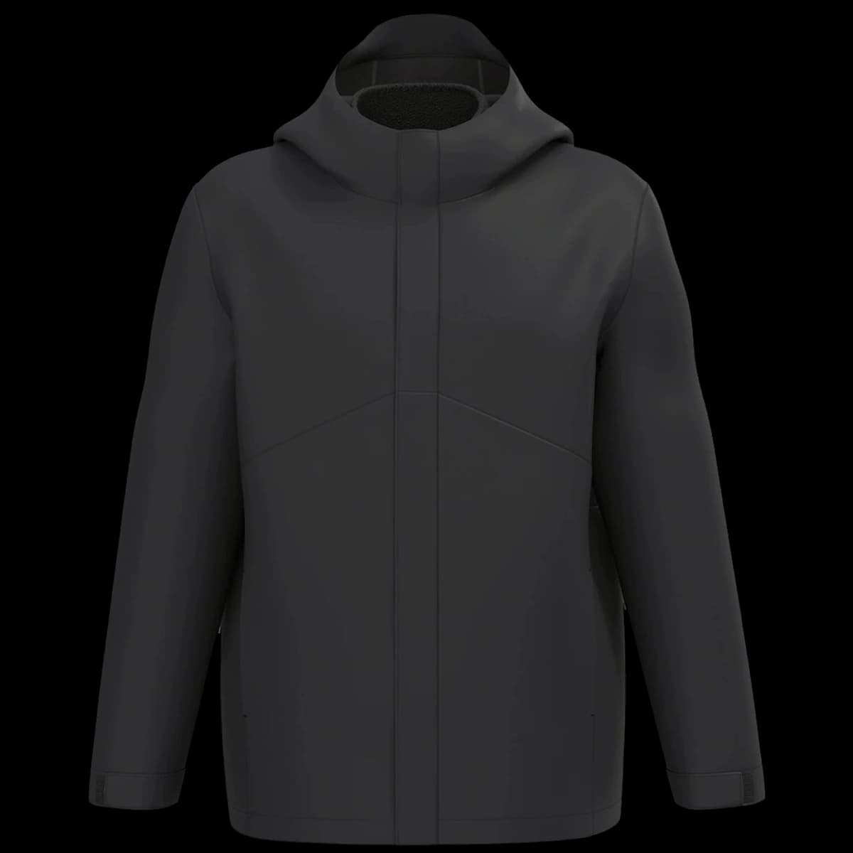 Kariban Unisex 3-in-1 Two Tone Hooded Parka Jacket — front