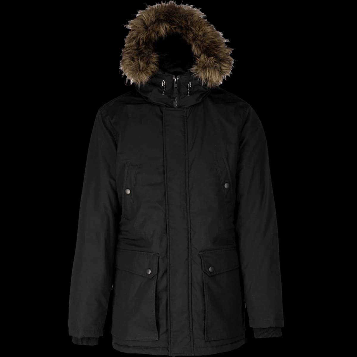 Kariban Winter Parka Jacket — front