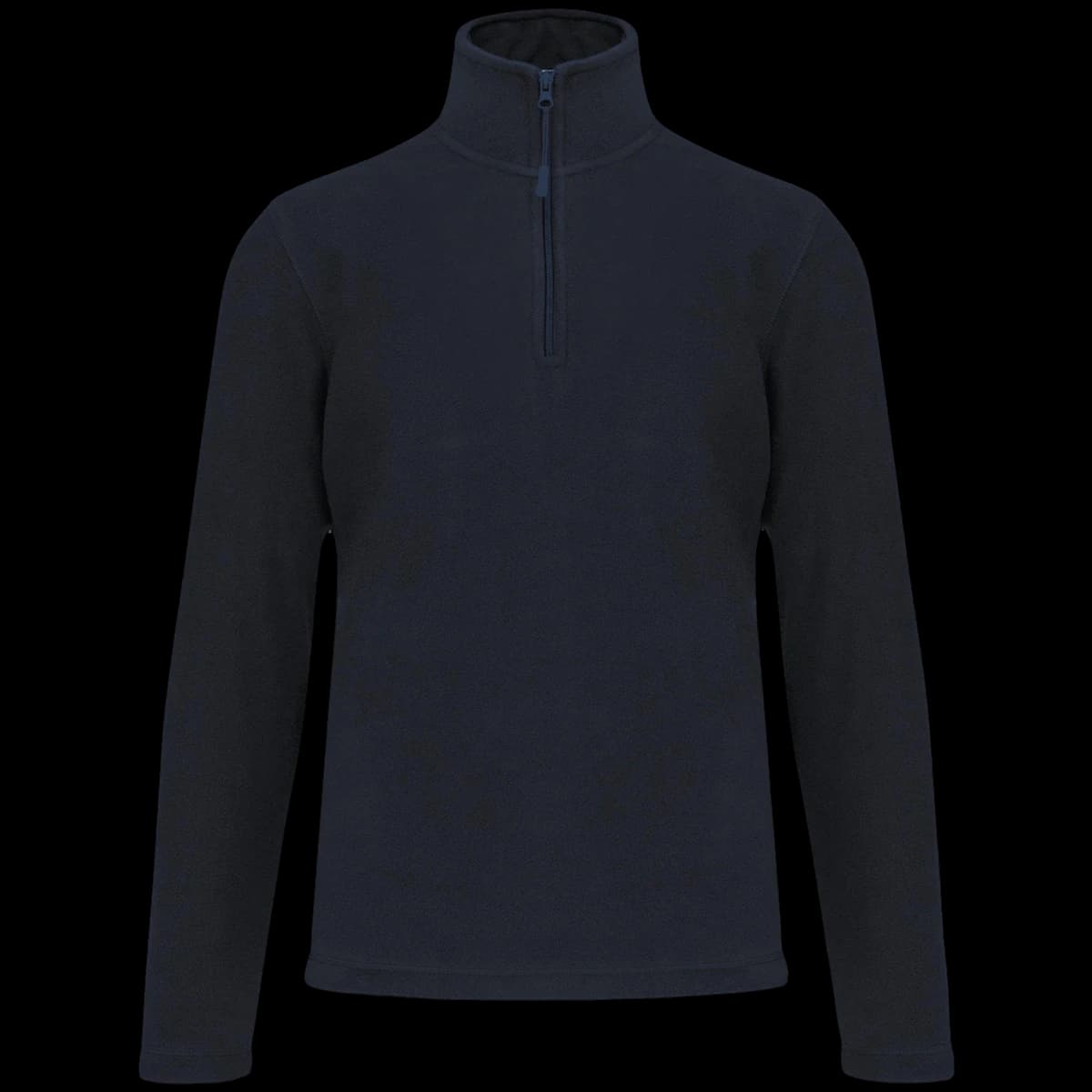 Kariban Enzo Zip Neck Micro Fleece — front