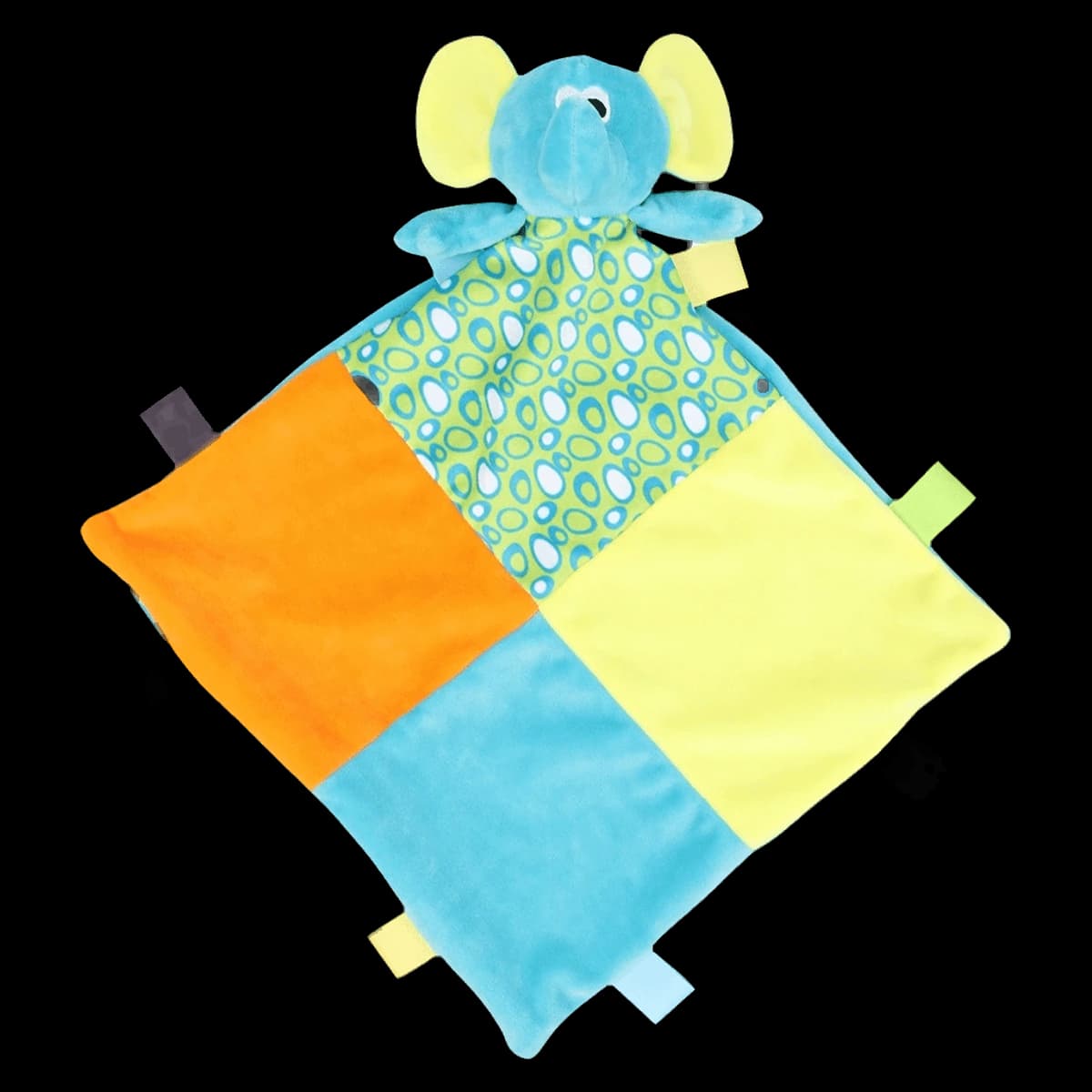 Mumbles Comforter with Rattle — front