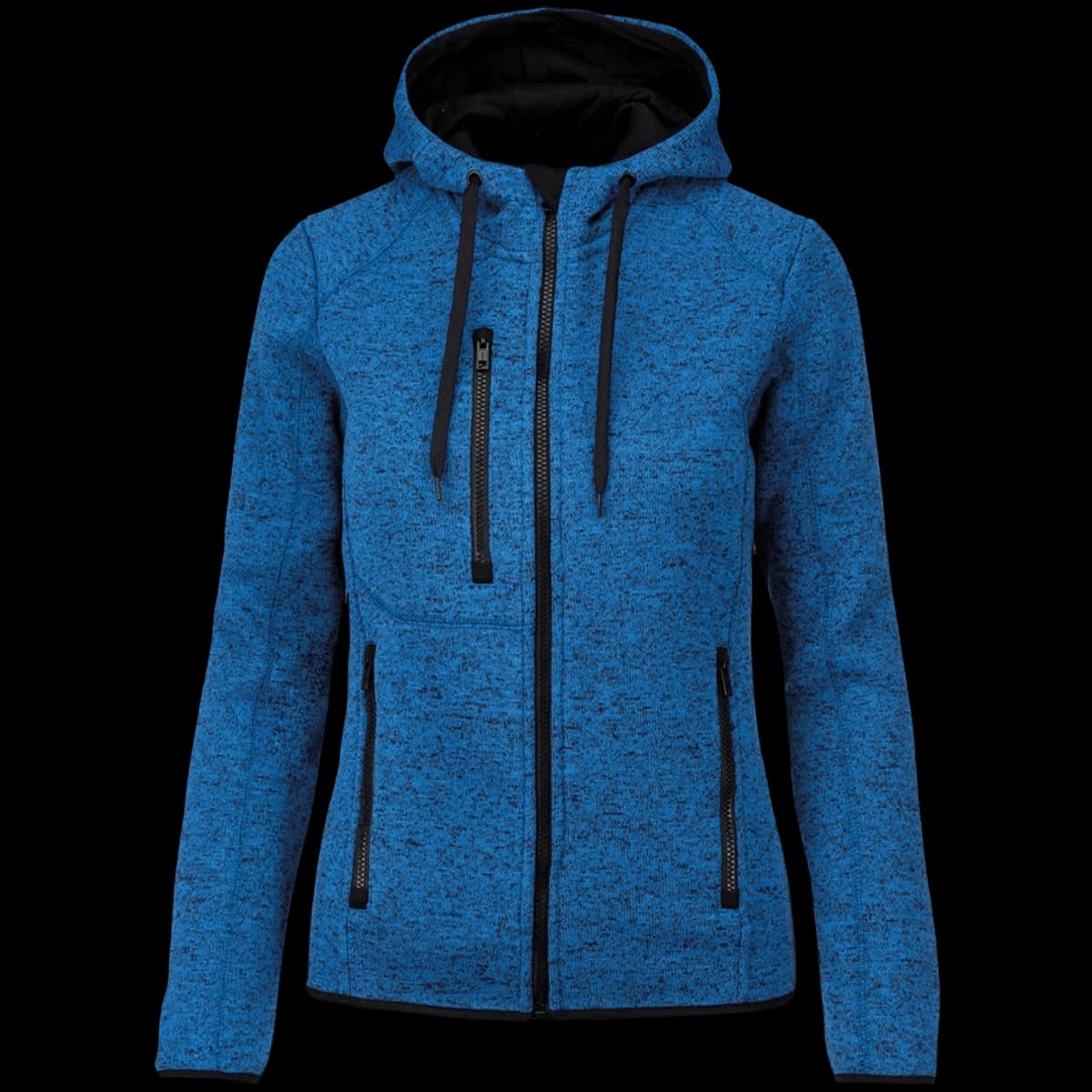 Proact Ladies Heather Hooded Jacket — front