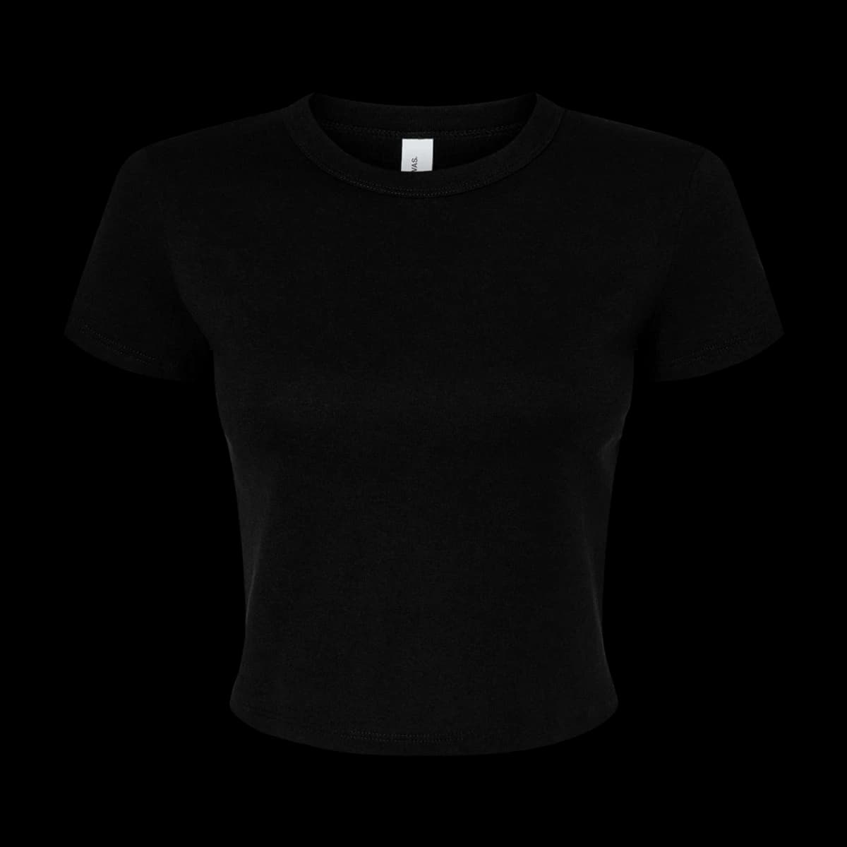 Bella Ladies Micro Rib Baby T-Shirt — front