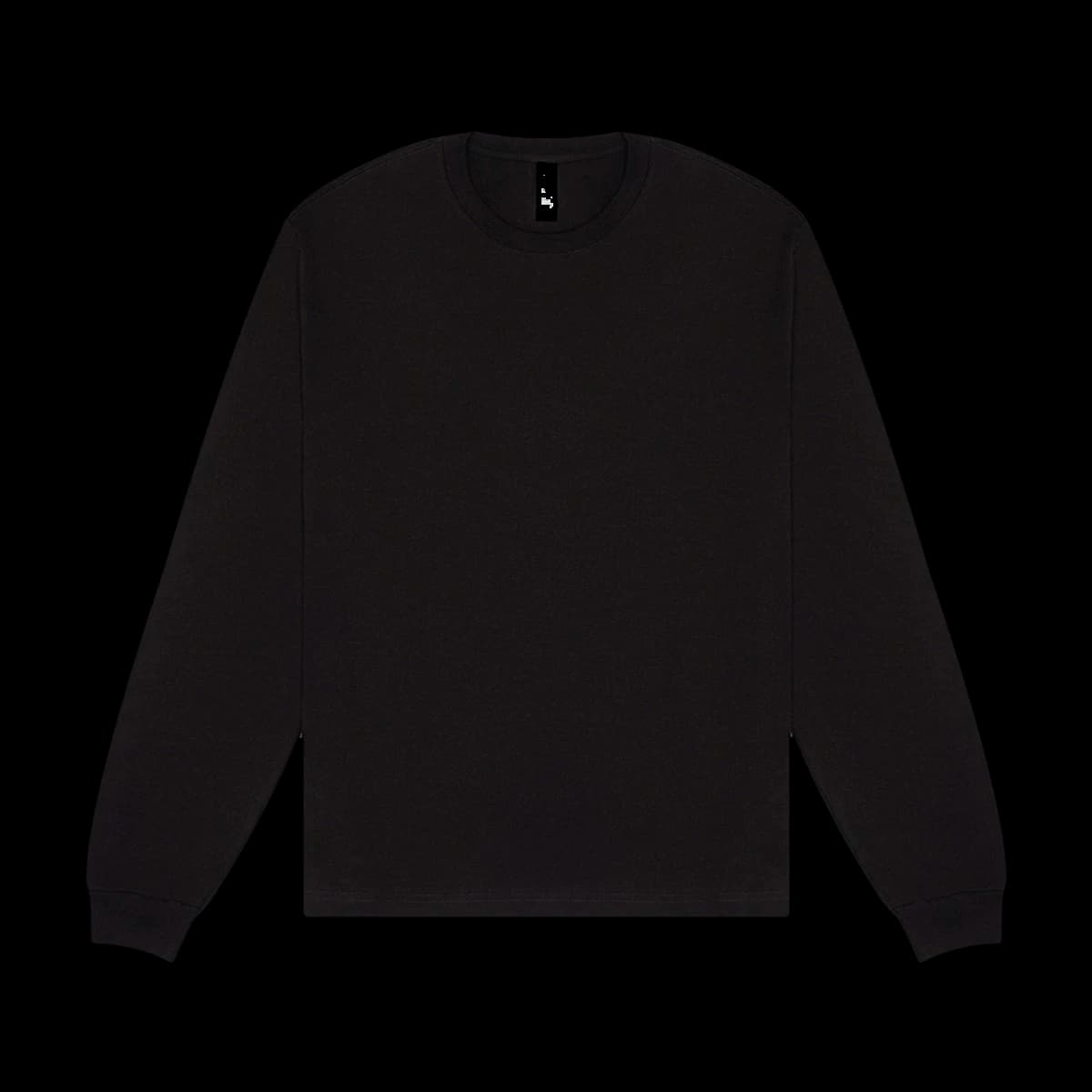 Canvas Unisex Heavyweight Long Sleeve Boxy T-Shirt — front