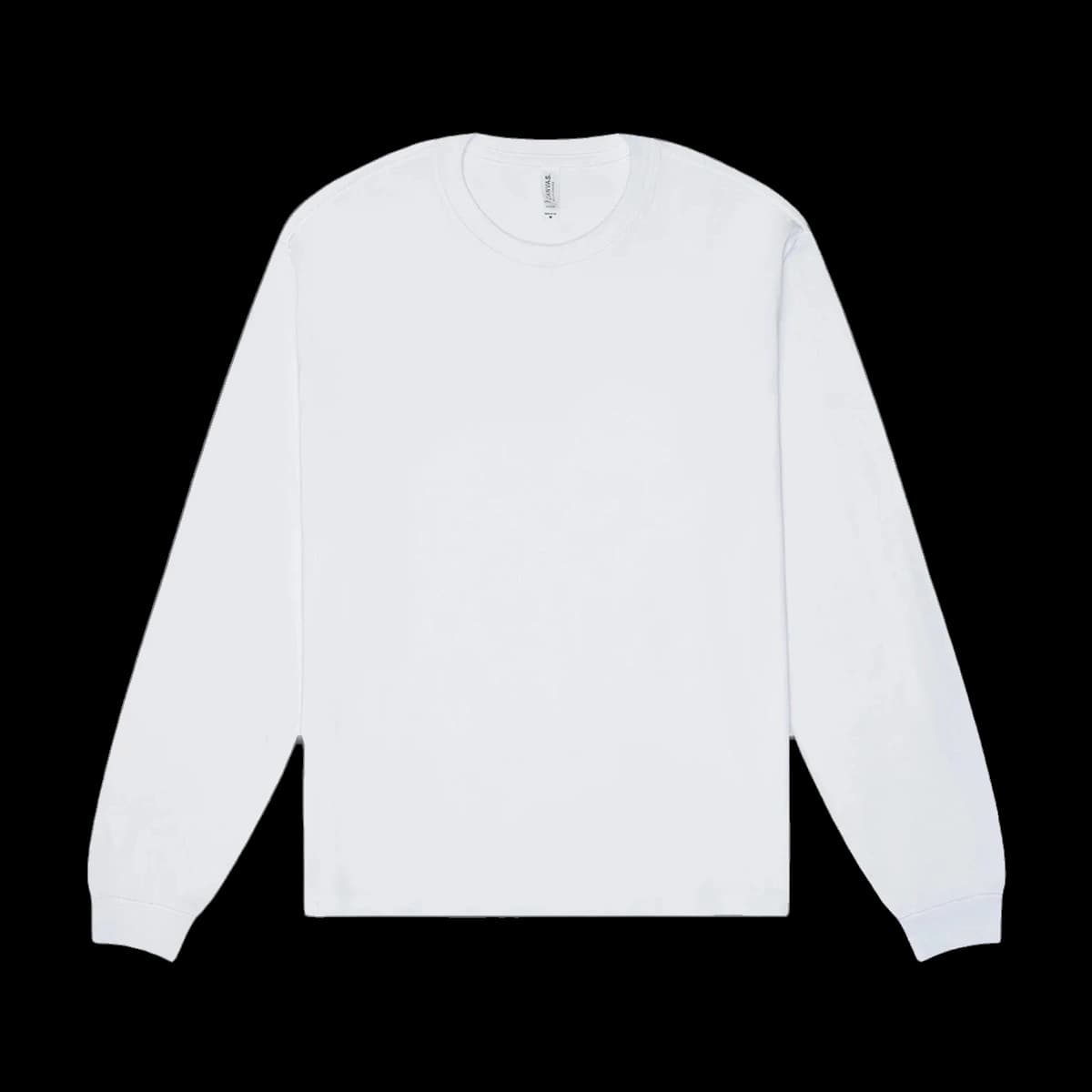 Canvas Unisex Heavyweight Long Sleeve Boxy T-Shirt — front