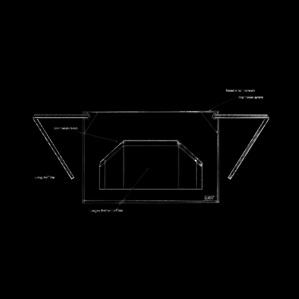 Le Chef Utility Waist Apron — detail