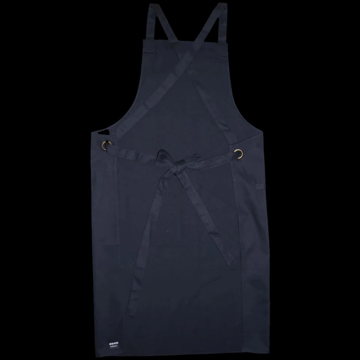 Le Chef Crossover Bib Apron — back