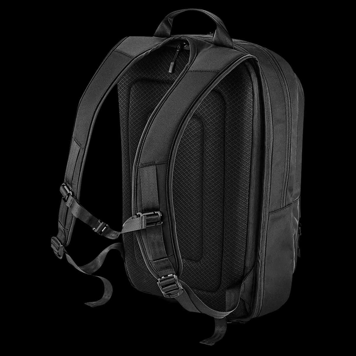Quadra Pitch Black 24 Hour Backpack — back