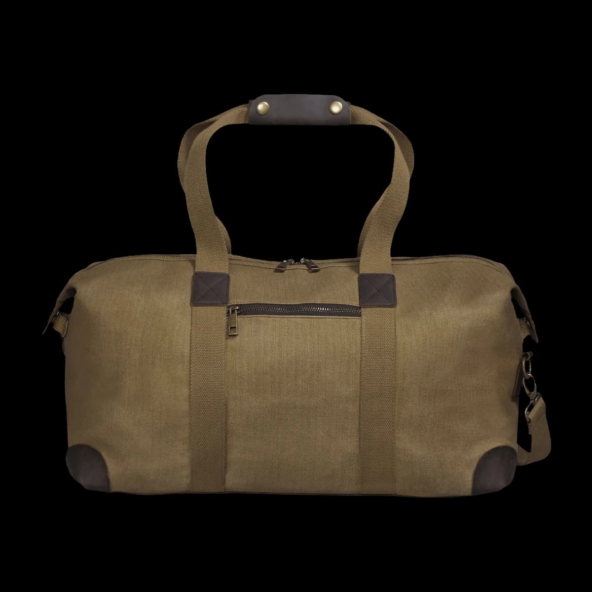 Quadra Heritage Waxed Canvas Holdall — front