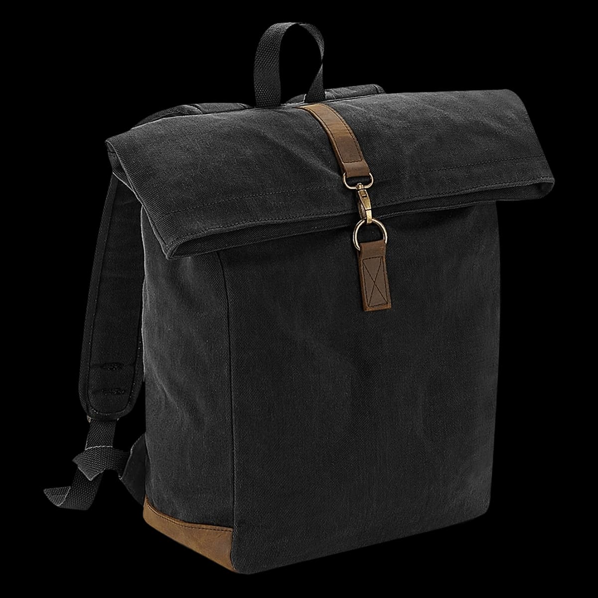Quadra Heritage Waxed Canvas Backpack — front