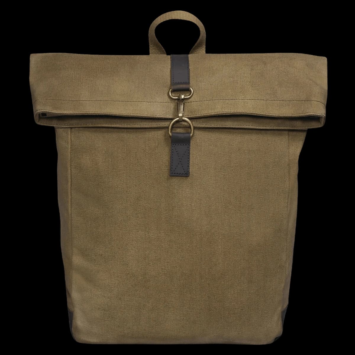 Quadra Heritage Waxed Canvas Backpack — front