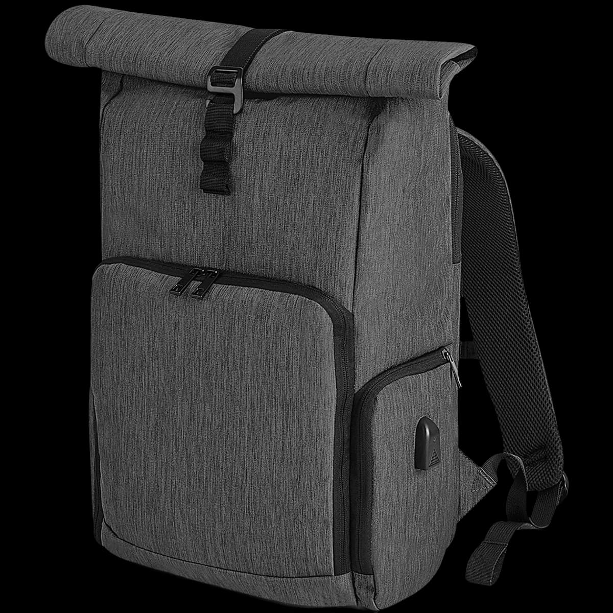 Quadra Q-Tech Charge Roll-Top Backpack — front